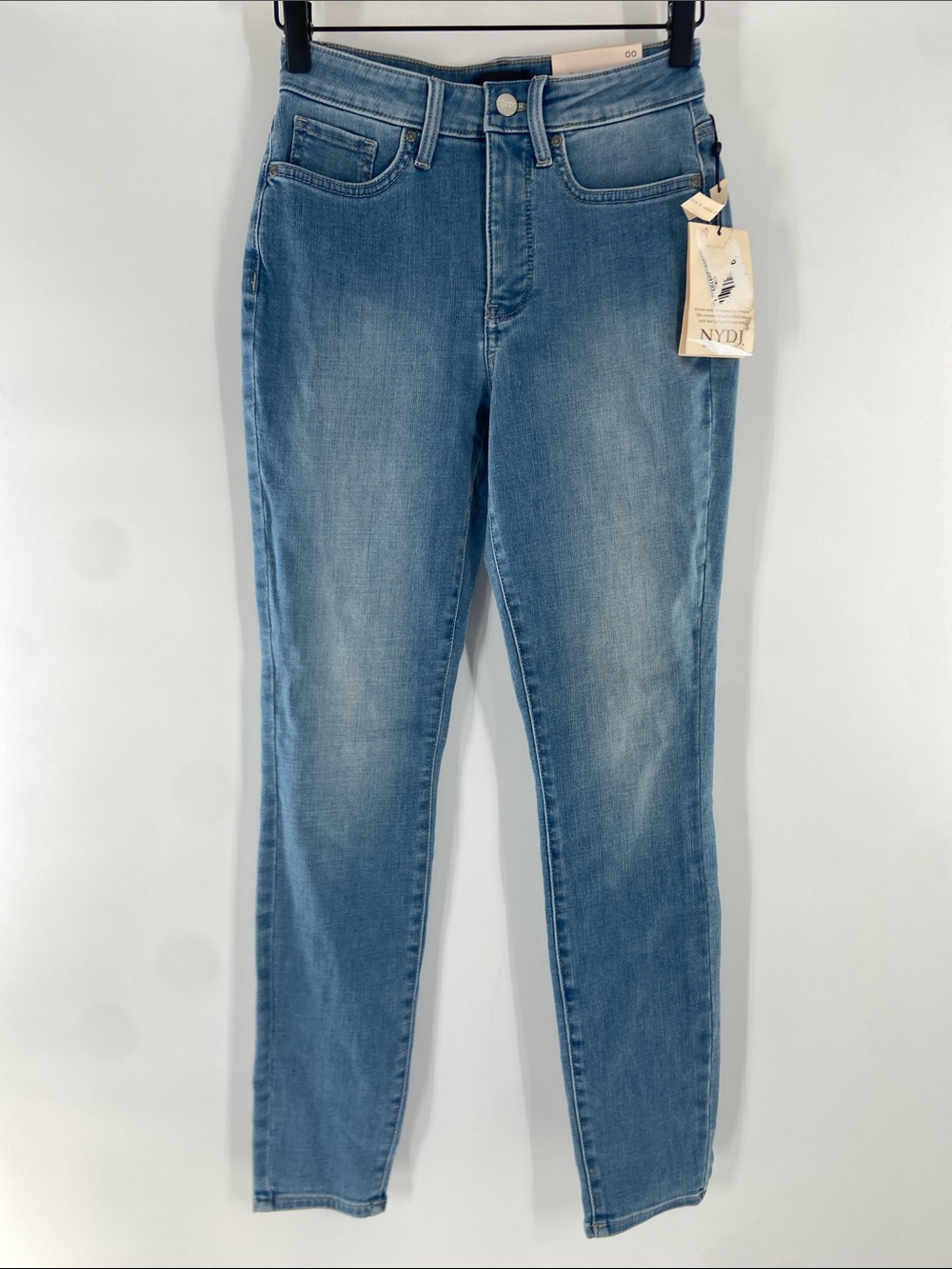 NYDJ Blue Denim Skinny Jeans Size 00 NWT
